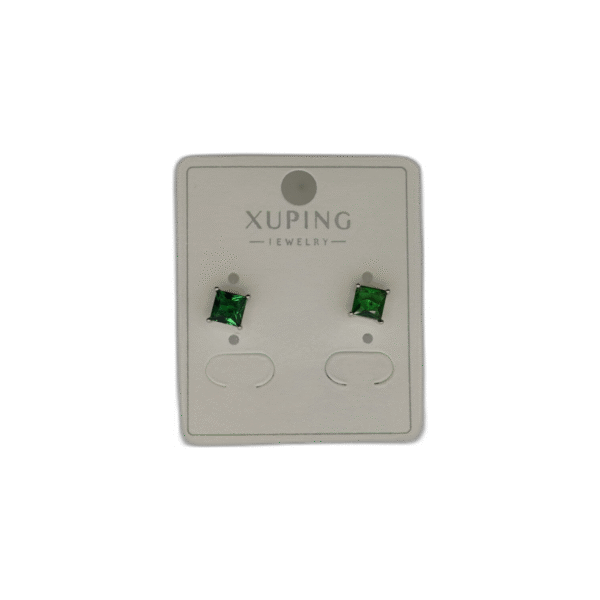 Náušnice Xuping zelené - Obrázek 1