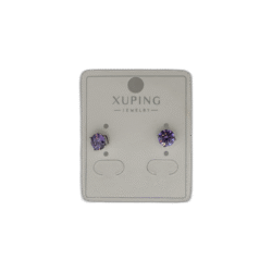 Náušnice Xuping fialové