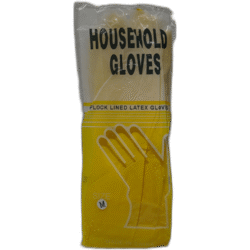 Rukavice latexové žluté