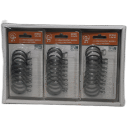 Záclonové kroužky černé 10ks