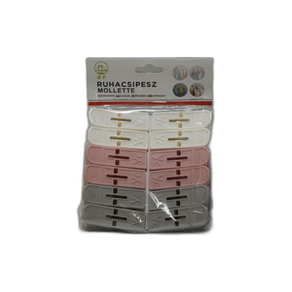 Kolíčky na prádlo barevné 12ks - Obrázek 1