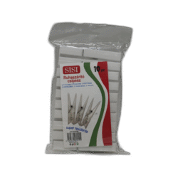 Kolíčky na prádlo bílé 10ks