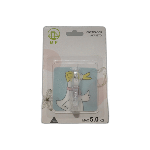 Samolepící haček s motivem husy - Obrázek 1