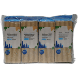 Jednorázová brčka hnědá