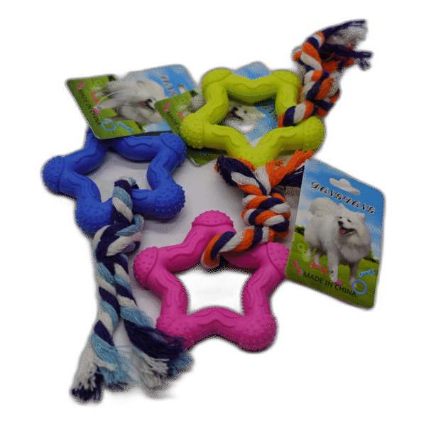 Gumová hvězda pro psy - Obrázek 1