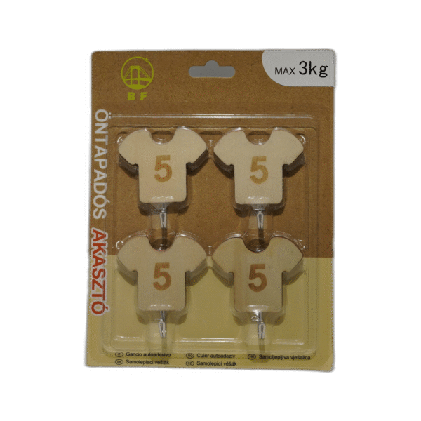 Samolepící věšák fotbalový - Obrázek 1