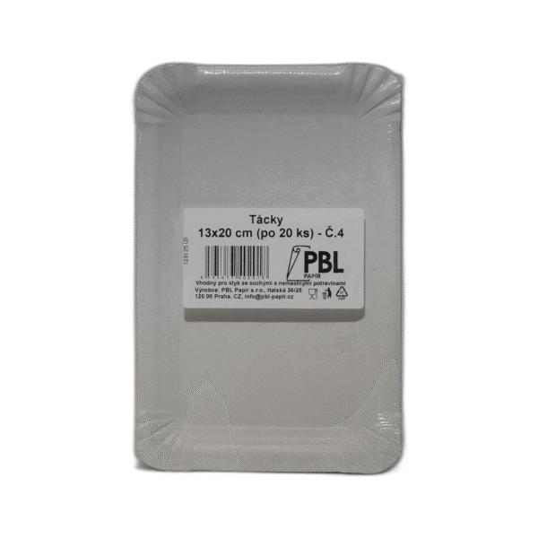 Papírové tácky 20ks - Obrázek 1