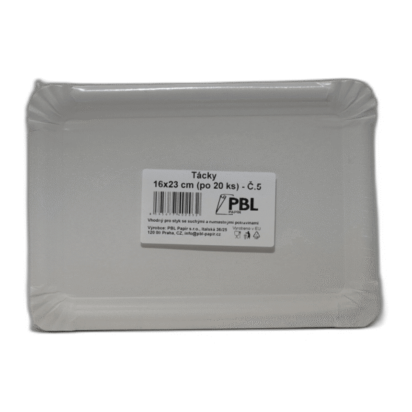Papírové tácky 20ks - Obrázek 1