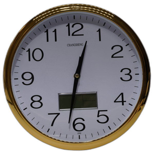 Hodiny se zlatým rámem - Obrázek 1