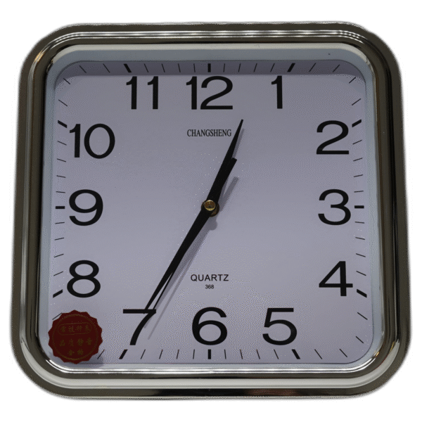 Hodiny se stříbrným rámem - Obrázek 1