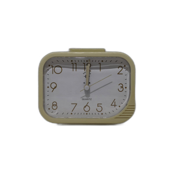 Oválné hodiny žluté - Obrázek 1