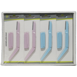 Zastřihovač obočí modrý, růžový