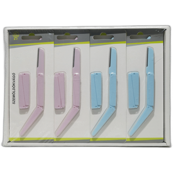 Zastřihovač obočí modrý, růžový - Obrázek 1