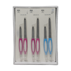 Pilník na nehty modrý, růžový