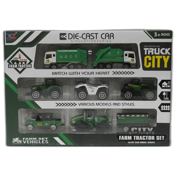 Die Cast Farm traktor set - Obrázek 1