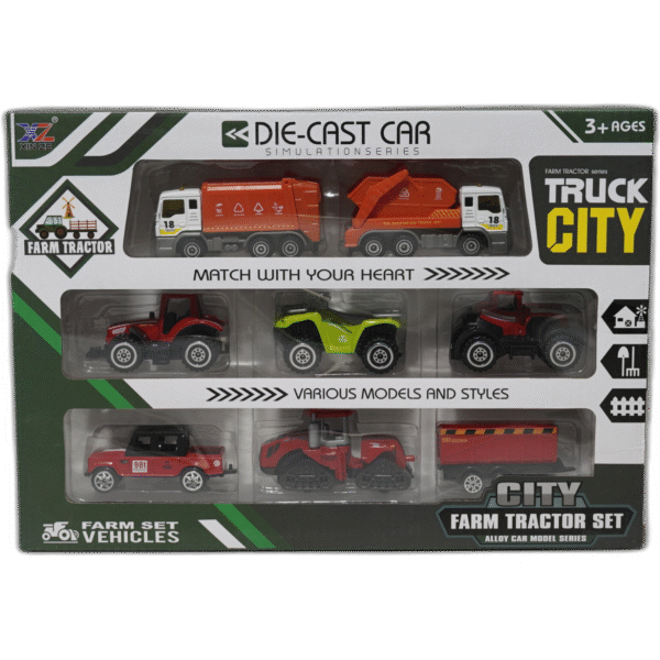 Die Cast Farm traktor set - Obrázek 1