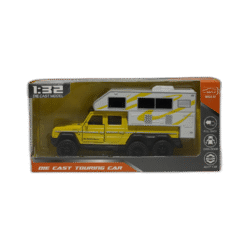 Die Cast Touring auto žlutý