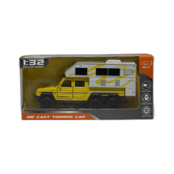 Die Cast Touring auto žlutý - Obrázek 1