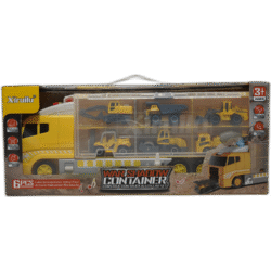 Xiruilu nákladní vůz se sadou aut žlutý