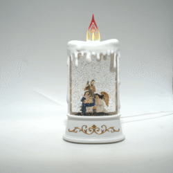 Betlém s andělem ve tvaru svíčky