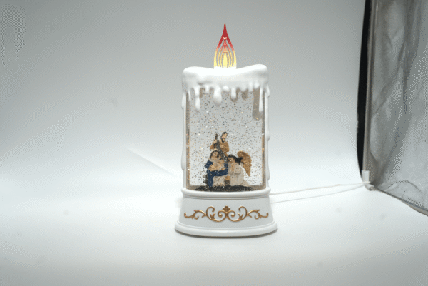 Betlém s andělem ve tvaru svíčky - Obrázek 1