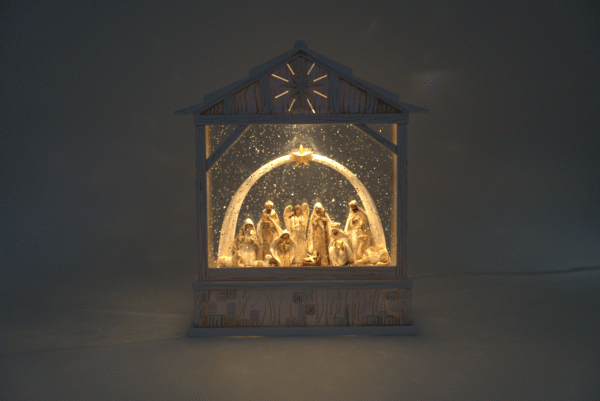 Bílý betlém se střechou - Obrázek 2