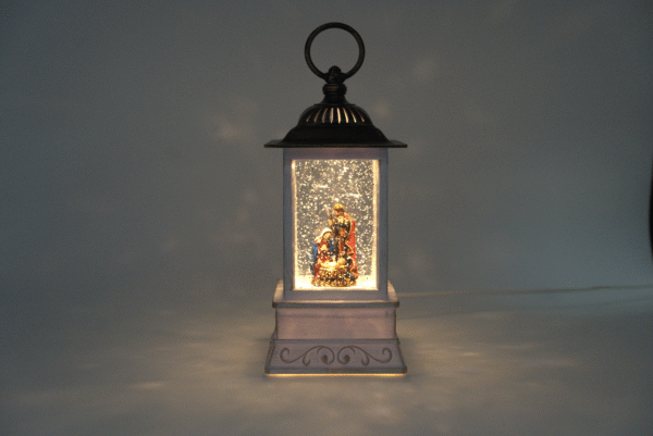 Malá bílá lanterna s Ježíškem - Obrázek 2