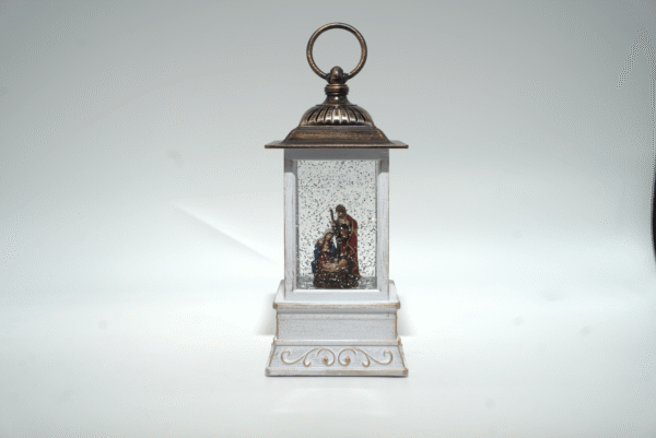 Malá bílá lanterna s Ježíškem - Obrázek 1