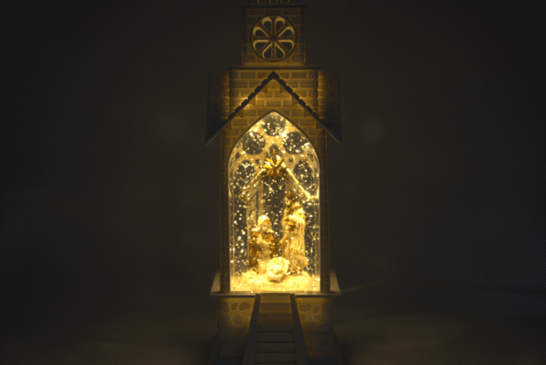 Betlém s Ježíškem v kostelíčku - Obrázek 2