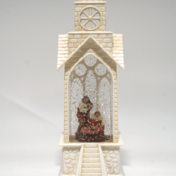 Barevný Betlém s Ježíškem v kostelíčku