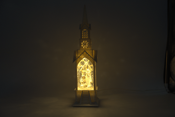 Bílý Betlém s Ježíškem v kostelíčku - Obrázek 2