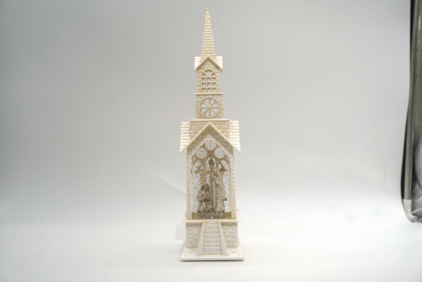 Bílý Betlém s Ježíškem v kostelíčku - Obrázek 1