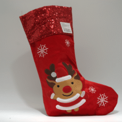 Dekorační vánoční ponožka se sobem