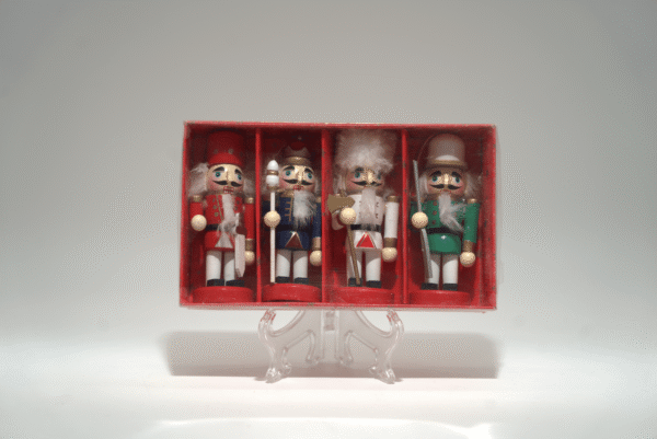 Vánoční dřevěná závěsná dekorace louskáčci - Obrázek 1