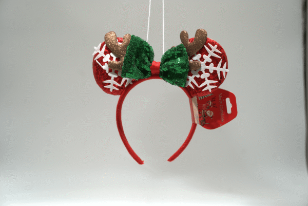 Vánoční čelenka s mašličkou - Obrázek 1