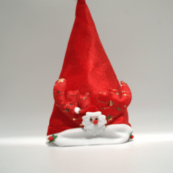 Vánoční Santa čepice s sobem