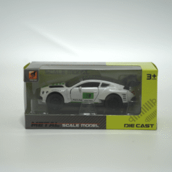 Sportovní kovové autíčko bílá