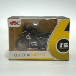 Kovová černá motorka