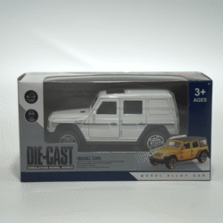 Die- Cast kovové auto bílá