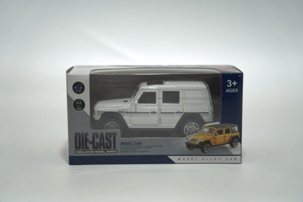 Die- Cast kovové auto bílá - Obrázek 1