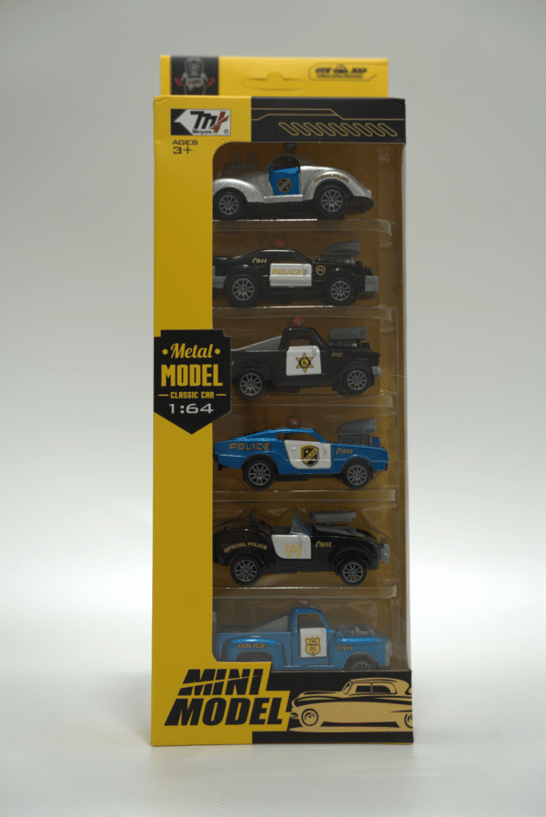 Set kovových policejních autíček - Obrázek 1