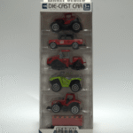 Set kovových farmářských autíček