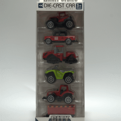 Set kovových farmářských autíček